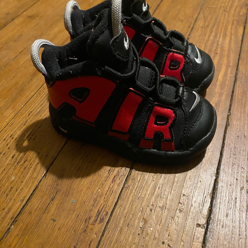 Nike Kids Black and Red AIR Sneakers